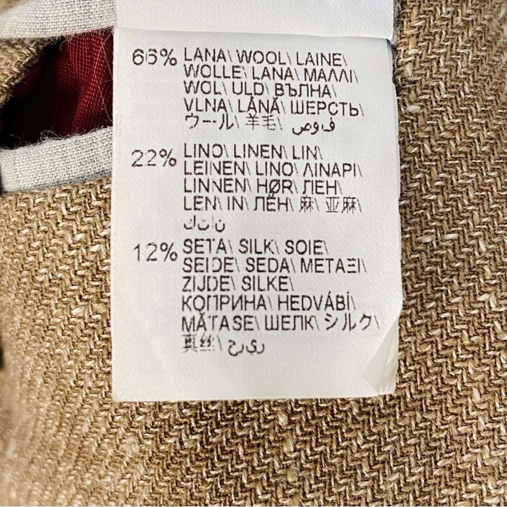 Brunello Cucinelli Silk & Linen Plaid Blazer | 44 - Picture 10 of 15